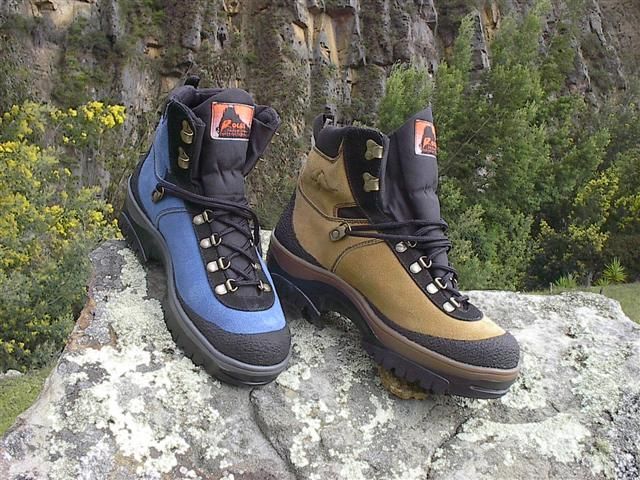 Botas de montaña de la tienda del sitio