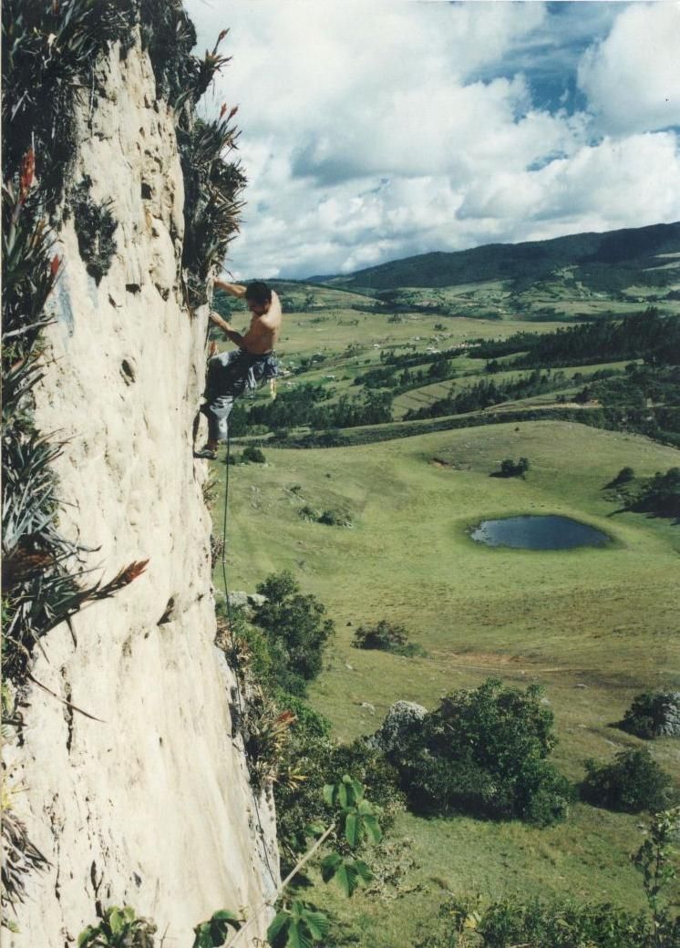 Placa blanca, escalada de pies